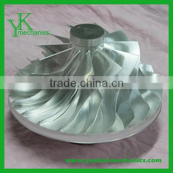 High Precision Cnc Machining Axial Fan Impeller, Aluminum Precision Axial Fan Impeller photo-3