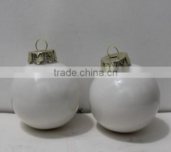High Quality Custom Decorative White Ceramic Balls photo-2