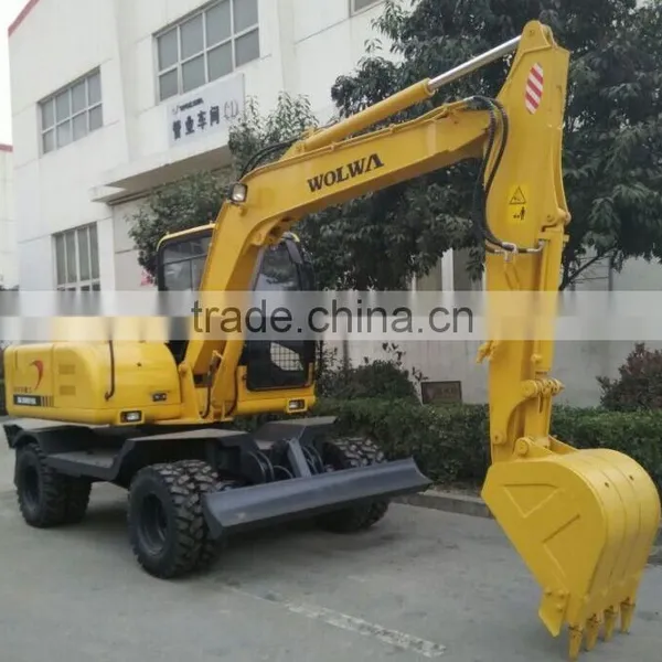 Small China Brand Wheel Hydraulic Excavator for Sale photo-3