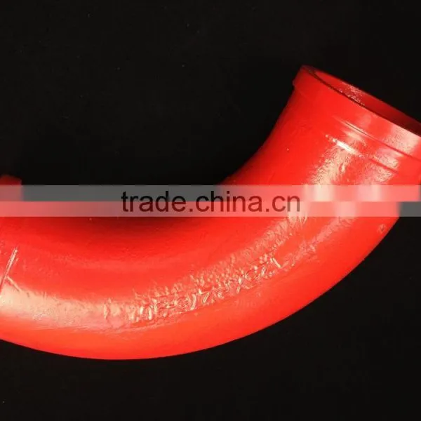 Long Term Service OEM Production Putzmeister DN125 5" Concrete Pump Hardened Steel Pipe Bend photo-2