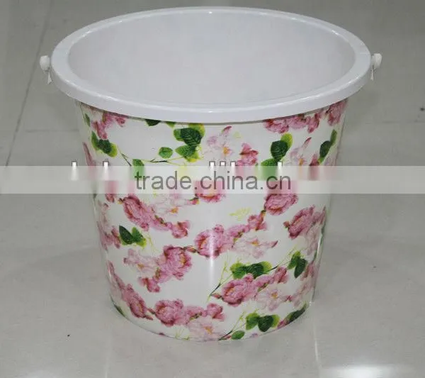 13L Household Plastic Cheap Buckets With Handle photo-2