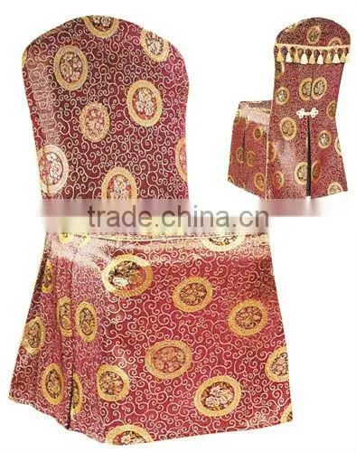 Wholesale Red Wedding Banquet Chair Cover photo-6