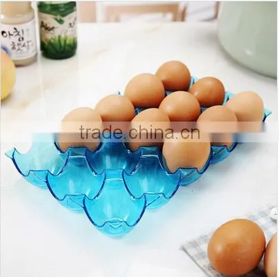 Small Order Portable 15 Lattices Plastic Egg Storage Box photo-3
