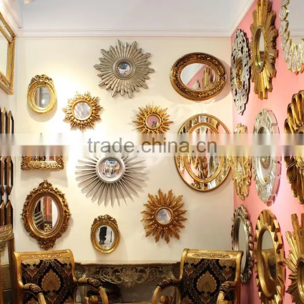 Decorative Round Polyresin Framed Mirror FA-056P-01 photo-5