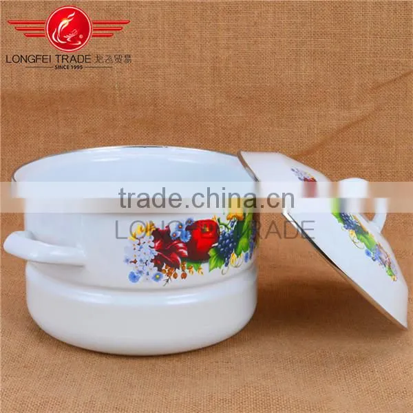 High Quality Enamel Casserole Ceramic Stockpot Cookware Set photo-4