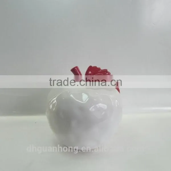 High Quality Glazed Apple Fruit Ornament for Decoration photo-3