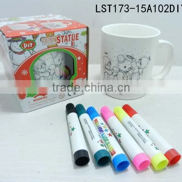 Ceramic Christmas Diy Paint Design Mug photo-2