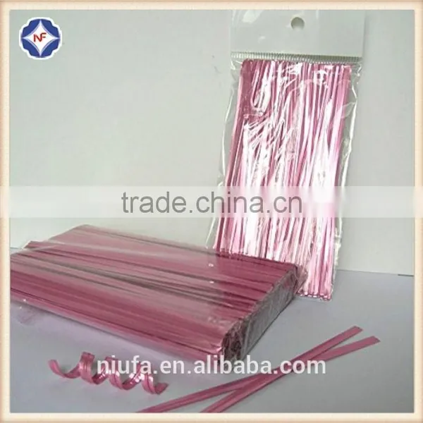 2017 Hot Sale Metallic Twist Ties for Lollipop Gift Cello Bag photo-2