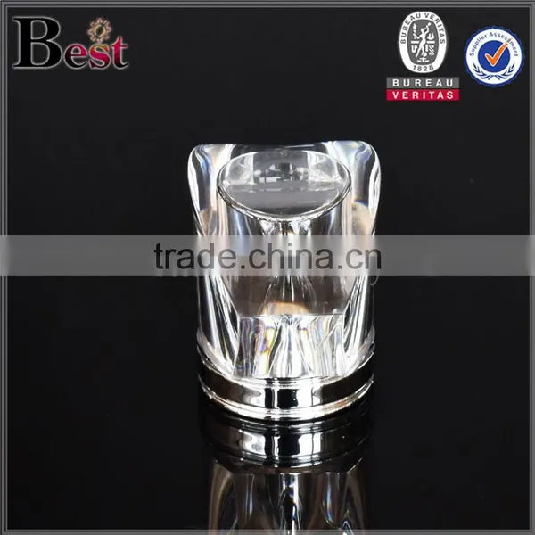 Surlyn Clear Plastic Bottle Cap, Luxury Crystal Plastic Bottle Cap for Perfume Bottle photo-6