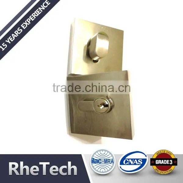 Square Cover ss Latch Adjustable Sliding Double Exterior Door Deadbolt Lock photo-4