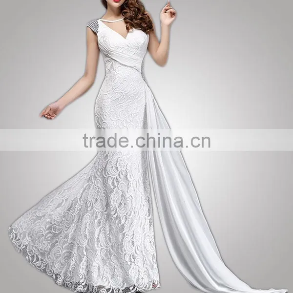 Beautiful Ladies Elegant Design Breathable Buying Wedding Dress From China Factory Provide photo-2