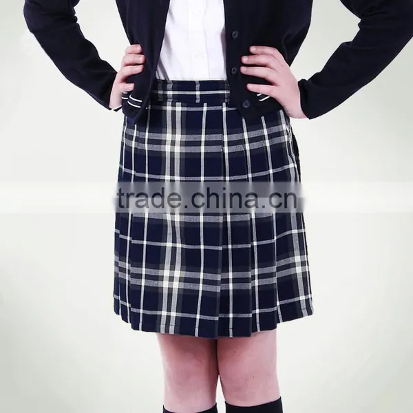 The British Girls' Plaid Skirt Scotland Pleated Skirt Student Uniform Skirt Custom photo-2