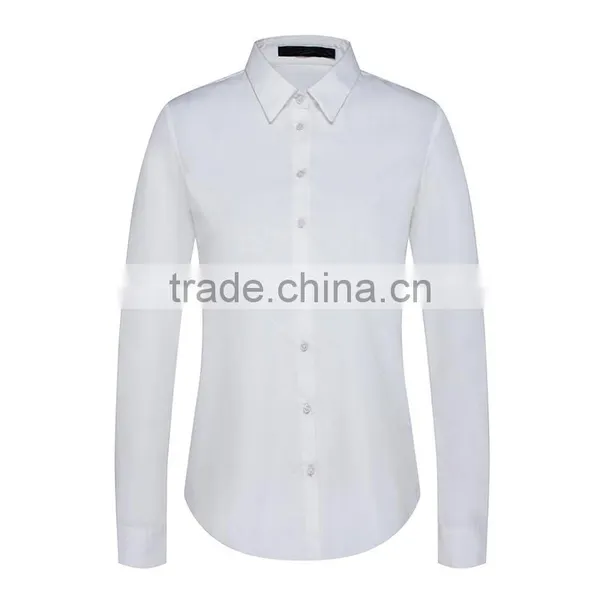 Wholesale Fashion Close-fitting Shirt for Office Ladies,images of Ladies Casual Tops photo-5