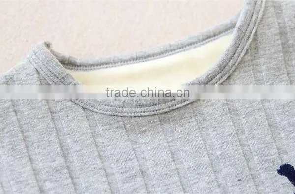 High Quality Baby Winter Fleece Corduroy Inside Children Clothings Strip Infant Winter Clothing Model Clothing photo-5