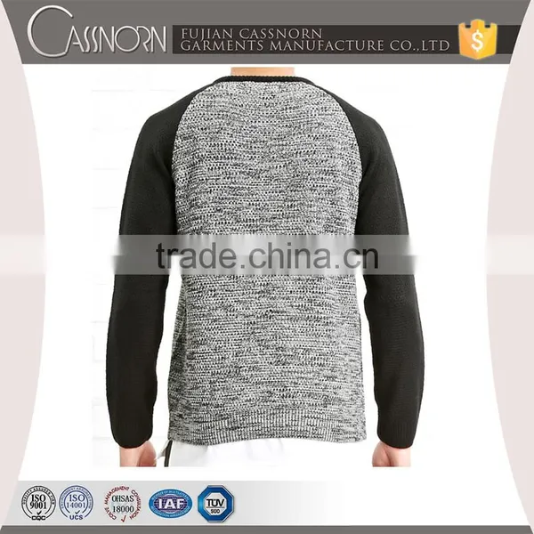 Anti-wrinkle Stylish Men Knitted Pullover Sweater photo-2