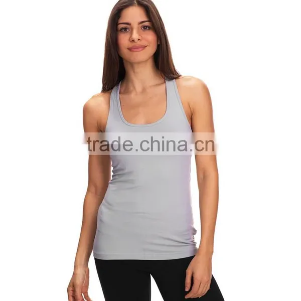 China Manufacturer Wholesale Women Clothing Fashion Design Women Gym Tank Top photo-3