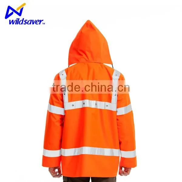 Reflective Safety Winter Industrial Working Cotton Jackets With Leds photo-5