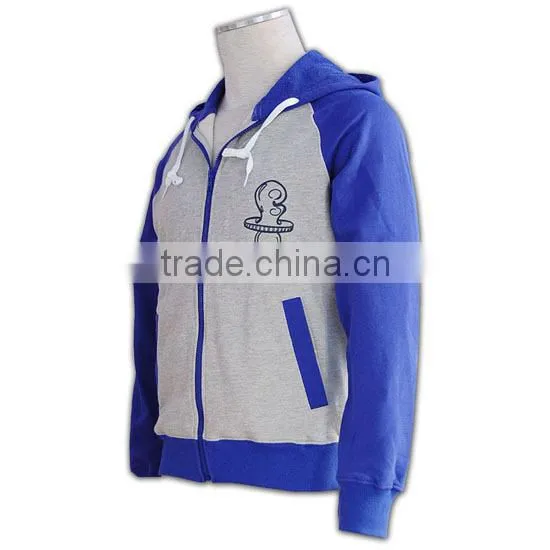 High Quality Lighter Zipper up Blue Children Winter Jacket photo-2