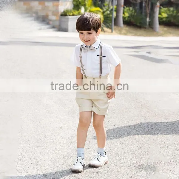 New Fashion Boys Suspenders Pants Set School Performance Boy Clothes Set Fancy Children Wear B-NB-CS905-26 photo-4