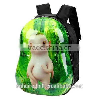 R1876H 2017 3D Innovation Kid Backpack ABS Eggshell Cartoon School Bag for Kids Comic Backpack photo-6