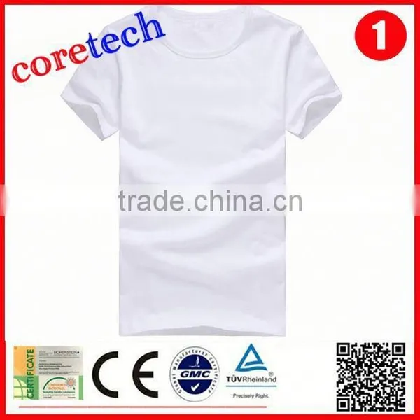 Anti-pilling Cheap High Quality Plain T-shirt Factory photo-3