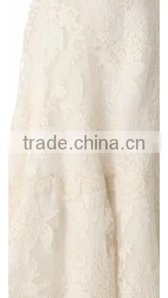 2016 Newest Skirt Elegant Lace Fishtail Ladies Maxi Skirt OEM photo-3