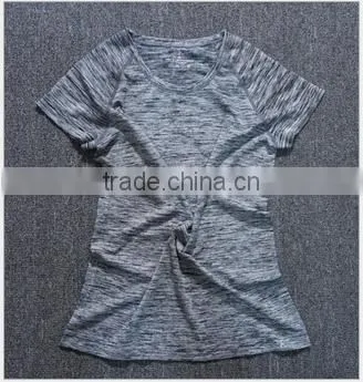 Compressed Circle Neck OEM Service T-Shirt Sports Jersey New Model Women Sportswear photo-6