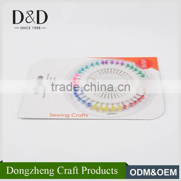 Hot Sale Multi Colour Sewing Accessory Round Pearl Head Pin for Ornament photo-3