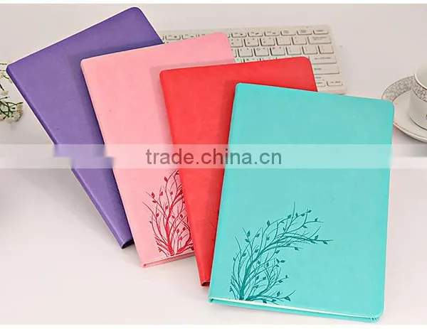 Wholesale A6 PU Cover Custom Printing Logo Office Business Notebook photo-2