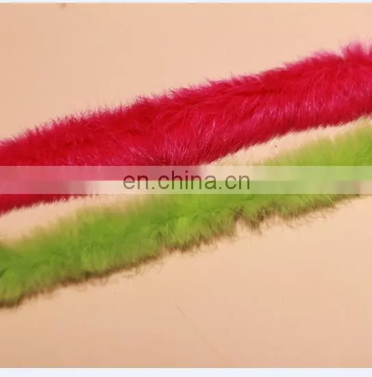 Real Rabbit Fur Trims Fur Trims for Shoes Showal Fur Trim