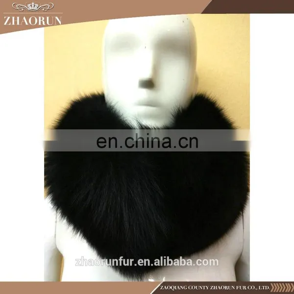 70*20cm Large Natural Fox Fur Collar Winter Fox Fur Scarf for Women photo-5