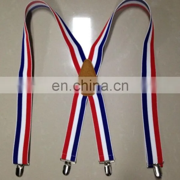 American Flag Suspender Red White Blue Braces Wholesale photo-2
