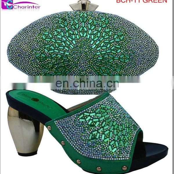 Africa Women Shoes High Heel Shoes Matching With Bag BCH-11 photo-2
