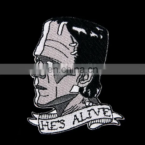 Man and Woman Embroidery Patch Back Iron On photo-2