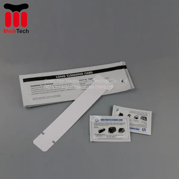 The Most Perfect Combination--Evolis Card Printer Cleaning Kit ( 5 CR80 Cleaning Cards,5 IPA Swabs,10 Cleaning Wipes/set