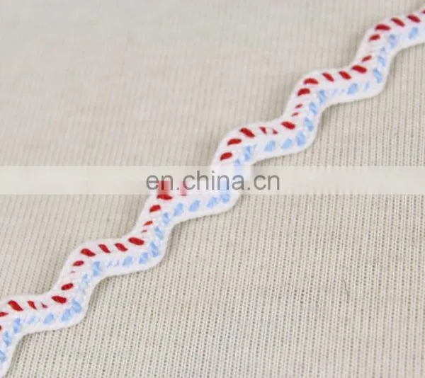 Wholesale Cheap Ric Rac Plastic Ribbon Tape for Garment Decoration photo-2