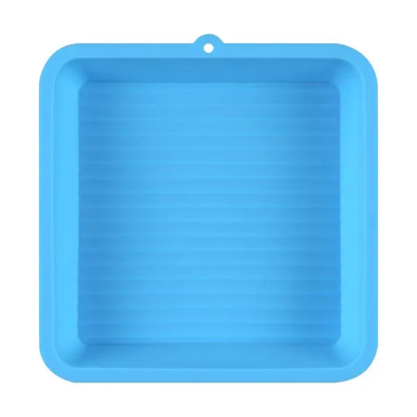 Free Sample Food Grade Heat Resistant Nontoxic Silicone Cake Mold Baking Mousse Pudding Mold Tool Square Fruit Pie Plate photo-4