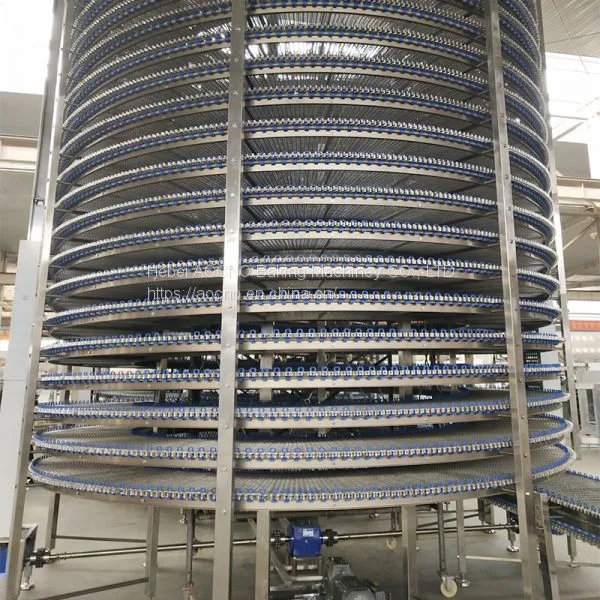Roissant / Bread Production Line Cooling Tower/factory Manufacturer Bread Spiral Cooler photo-5