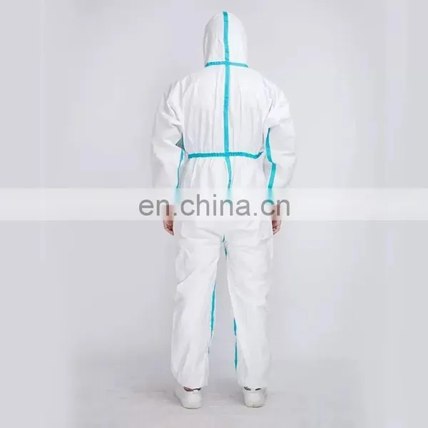 High Quality Disposable Sterile Coverall Protective Clothing photo-2