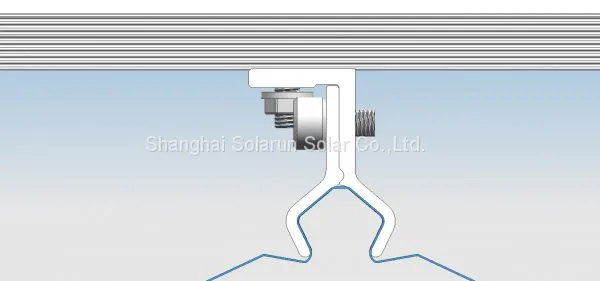 Solar Clamp for Solar Metal Roof (Solarun Solar) photo-4