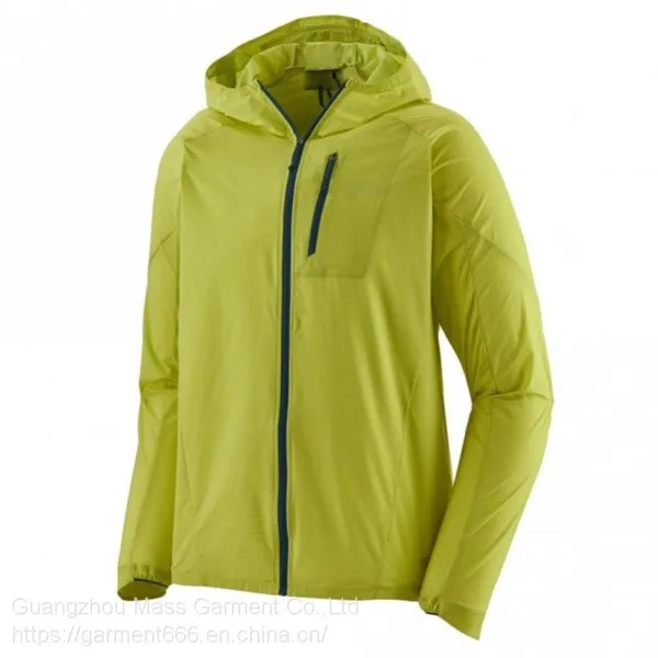 2021 New Hot Sale High Quality 100% Polyester Fiber Reflective Zipper 100% Polyester Zippered Chest Pocket Breathable Ultra Light Air Jacket photo-4