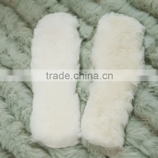 Electric Shoe Insole/ Soft Leather Insoles for Shoe Real Sheepskin photo-4