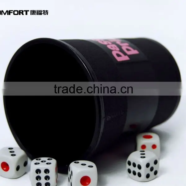 New Promotion Plastic pp Classical Leather Dice Cup photo-5