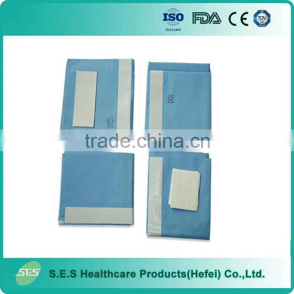 Custom-made Disposable Nonwoven Adhesive Surgical Drape photo-4