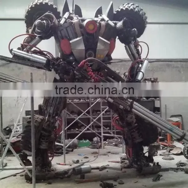 Ironhide Large Outdoor Sculpture Cartoon Figure Iron Man Sculpture for Public Plaza Exhibition Celebration photo-6