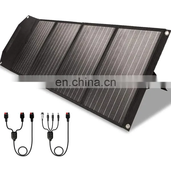 100W Mono Cell Paralleled DC USB Output Portable Solar Panel Foldable For Outdoor Camping photo-4