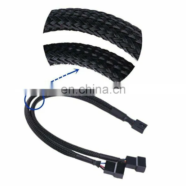 4 Pin PWM Fan Cable to 2 / 3 / 4 Ways PWM Sleeved Computer Case Fan Power Y-Splitter Adapter Cable Extension Cable photo-5