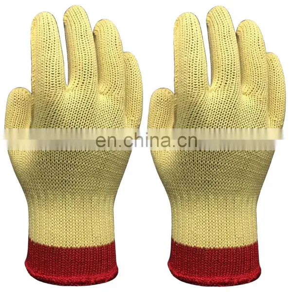 CaHigh Hazards Metal Stamping Glass Handling Butcher Gloves Aramid Fiber Anti Cut Resistant Safety Work Glove photo-3