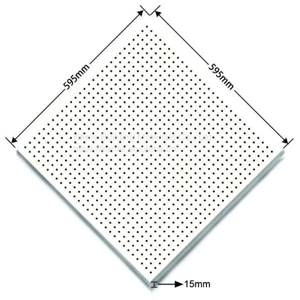 Perforated Mineral Fiber Ceiling Slab Board photo-2