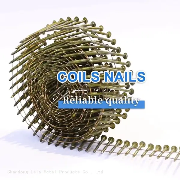 Factory Price High Quality Coil Roofing Nail Screw Shank Wire Coil Nails Ring Shank Coil Nail